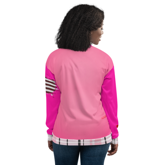 RANT FAM Bomber Jacket (Pink)