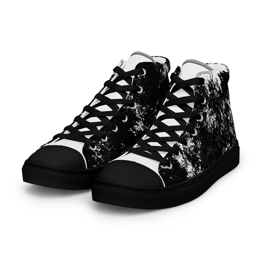 MARBLE BLANC (Men’s High Top Canvas Shoes)