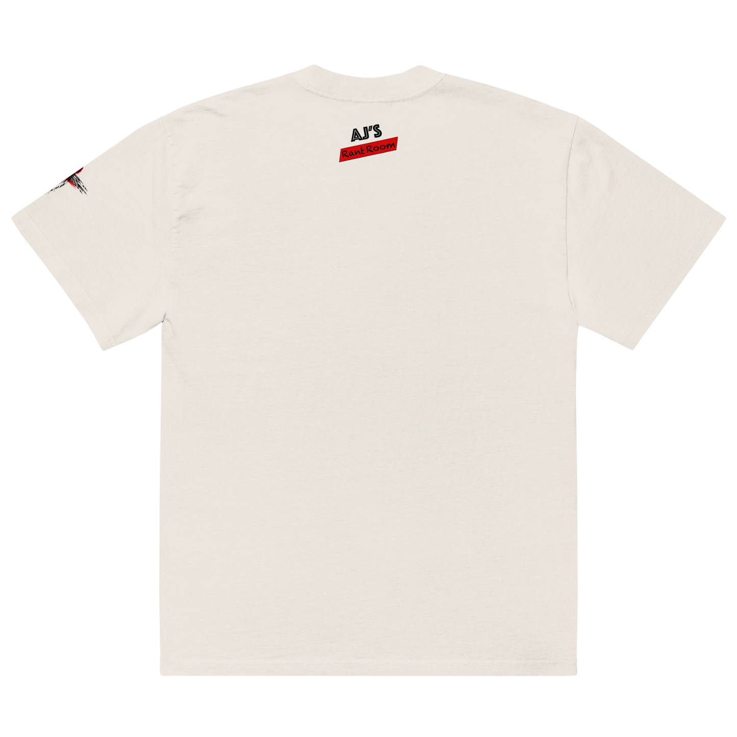 CHRIST IS KING oversized faded tee (Black)