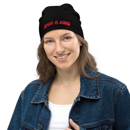 JESUS IS KING Beanie (BLACK)