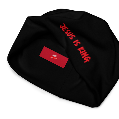 JESUS IS KING Beanie (BLACK)