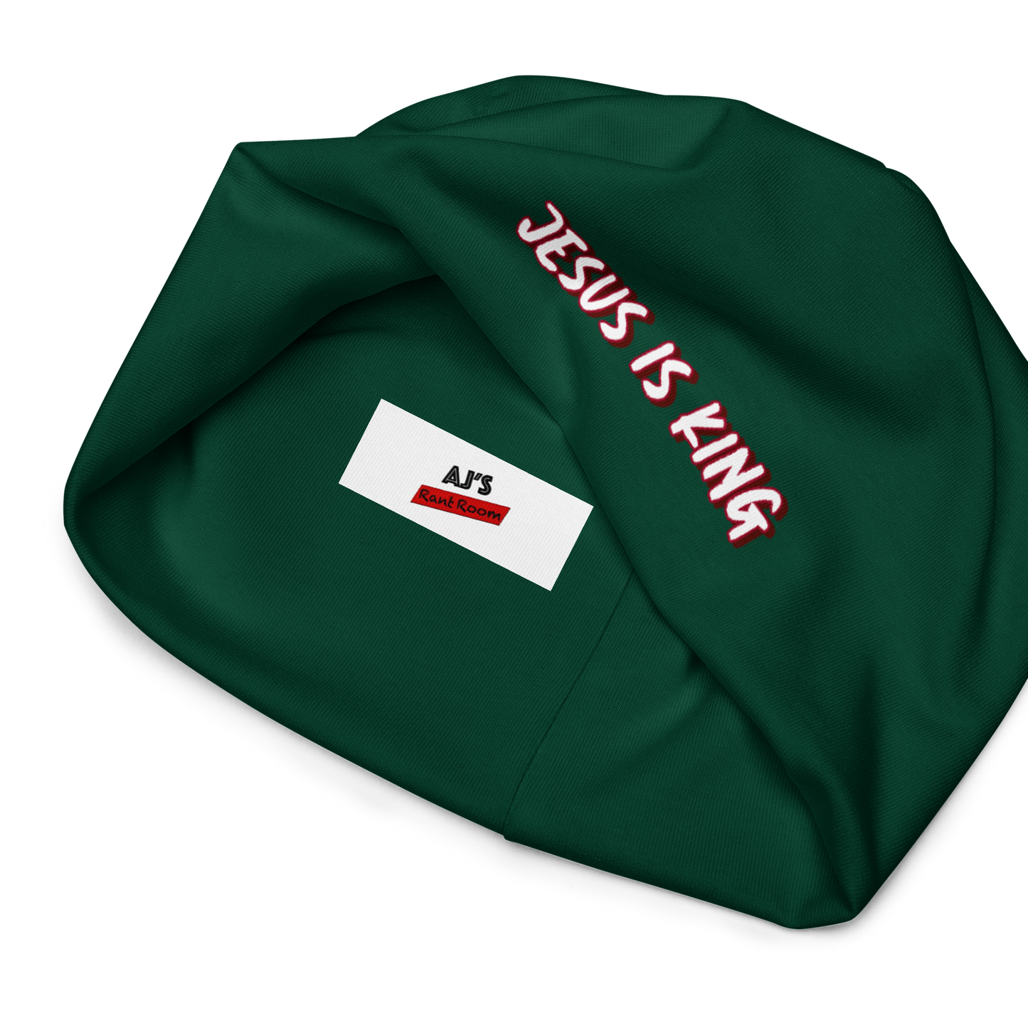 JESUS IS KING Beanie (GREEN)