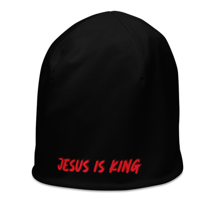 JESUS IS KING Beanie (BLACK)