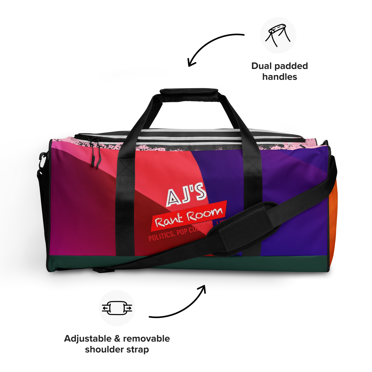 RANT ROOM duffle bag (COLOR)