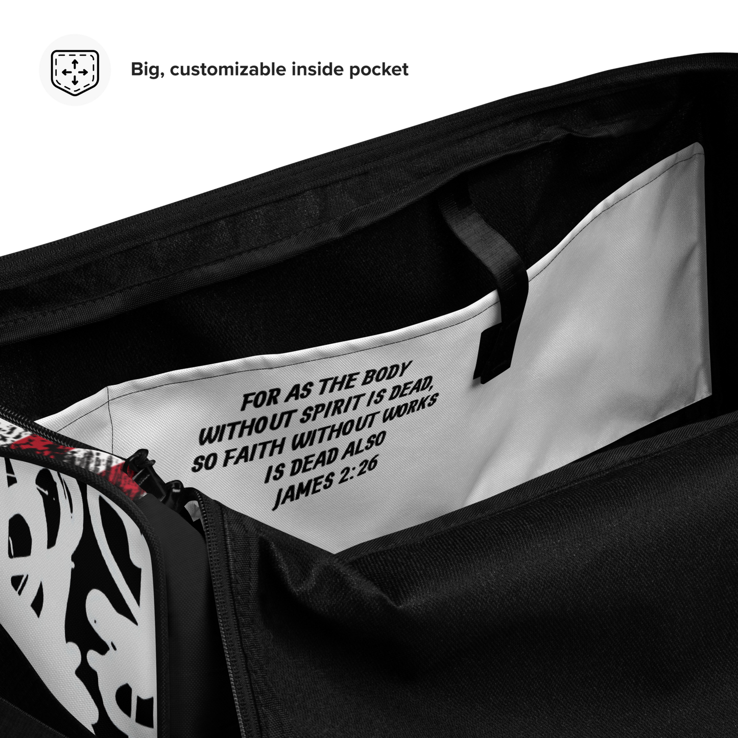 RANT ROOM duffle bag (BLACK)