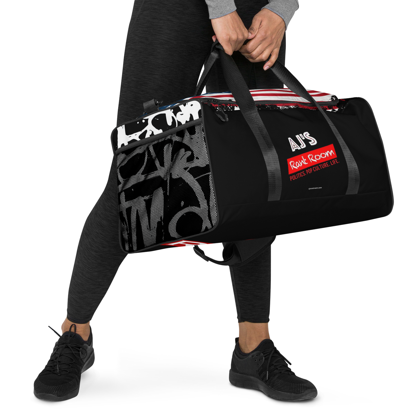 RANT ROOM duffle bag (BLACK)