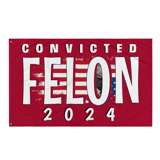 CONVICTED FELON 2024 Flag