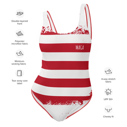 MAGA One-Piece (Red + White)