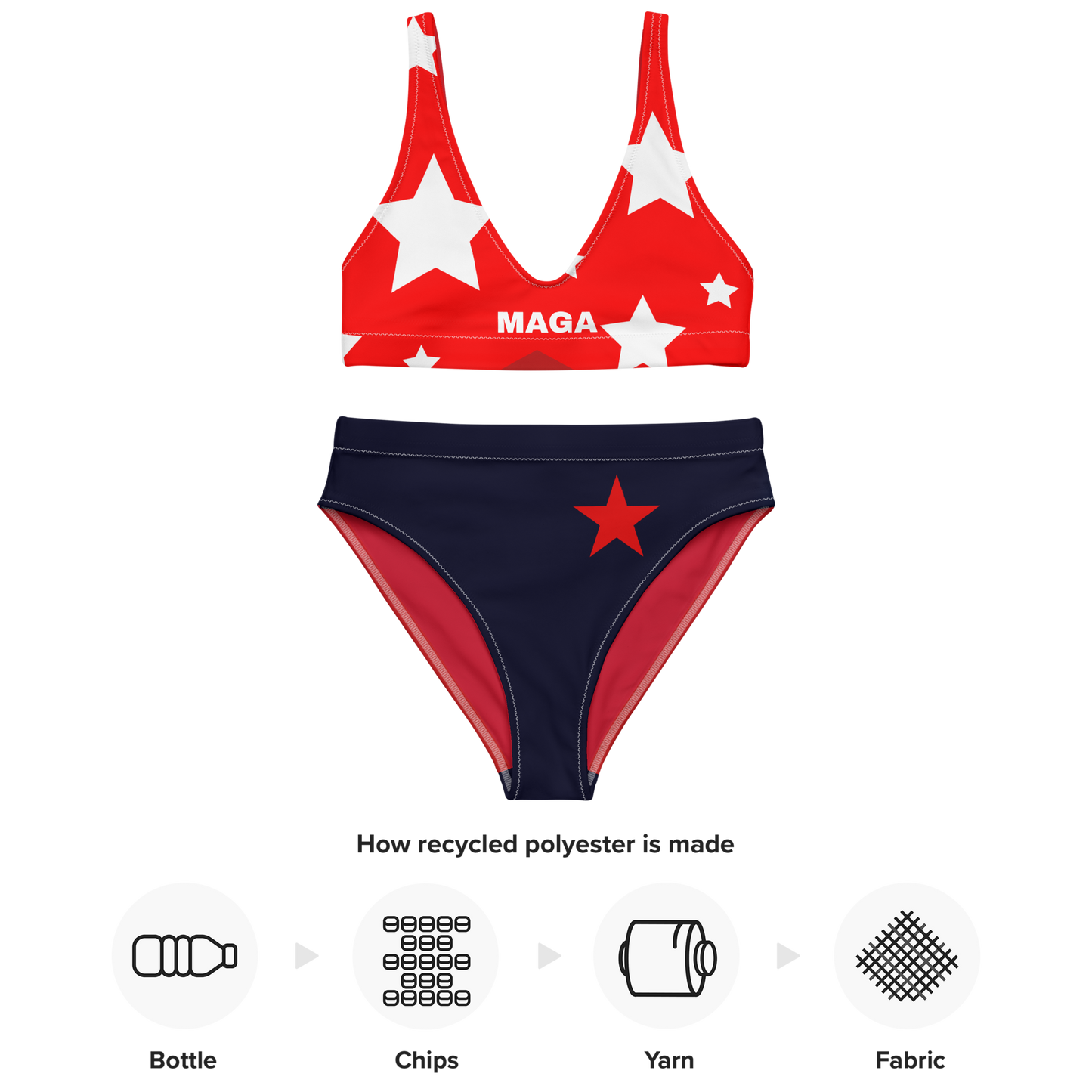 MAGA High-Waisted Bikini