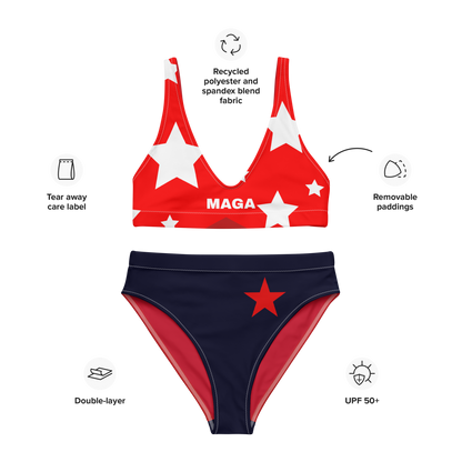 MAGA High-Waisted Bikini