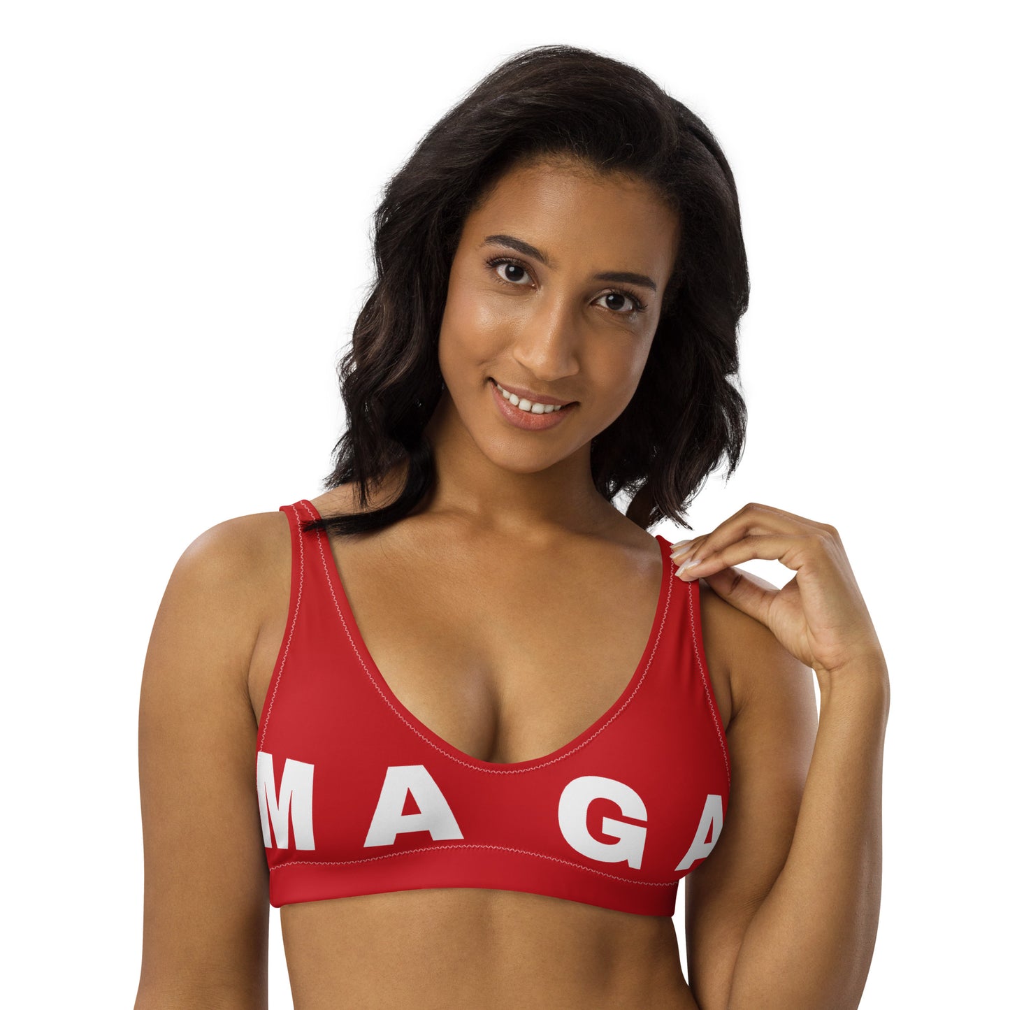 MAGA padded bikini top