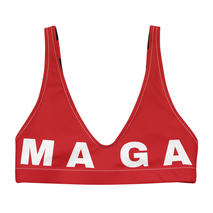 MAGA padded bikini top
