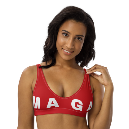 MAGA padded bikini top