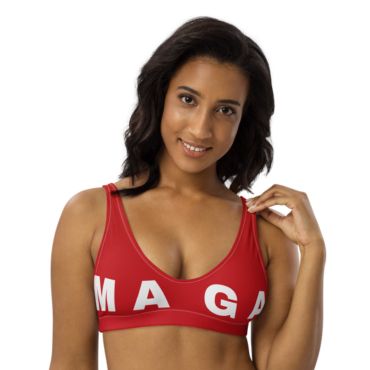 MAGA padded bikini top
