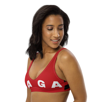 MAGA padded bikini top