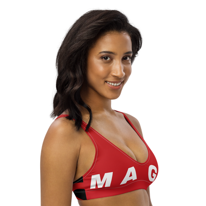 MAGA padded bikini top
