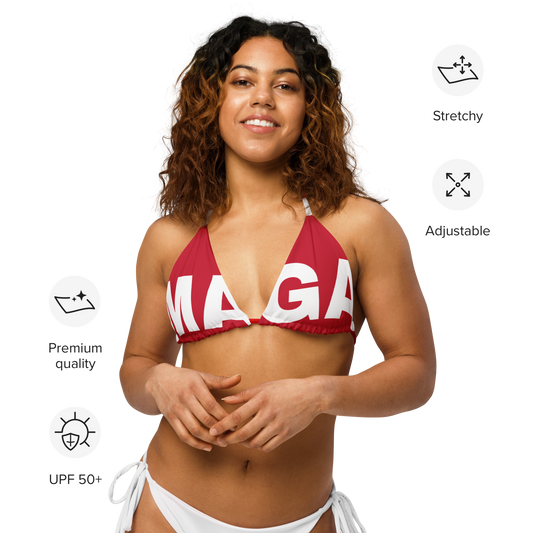 MAGA bikini top