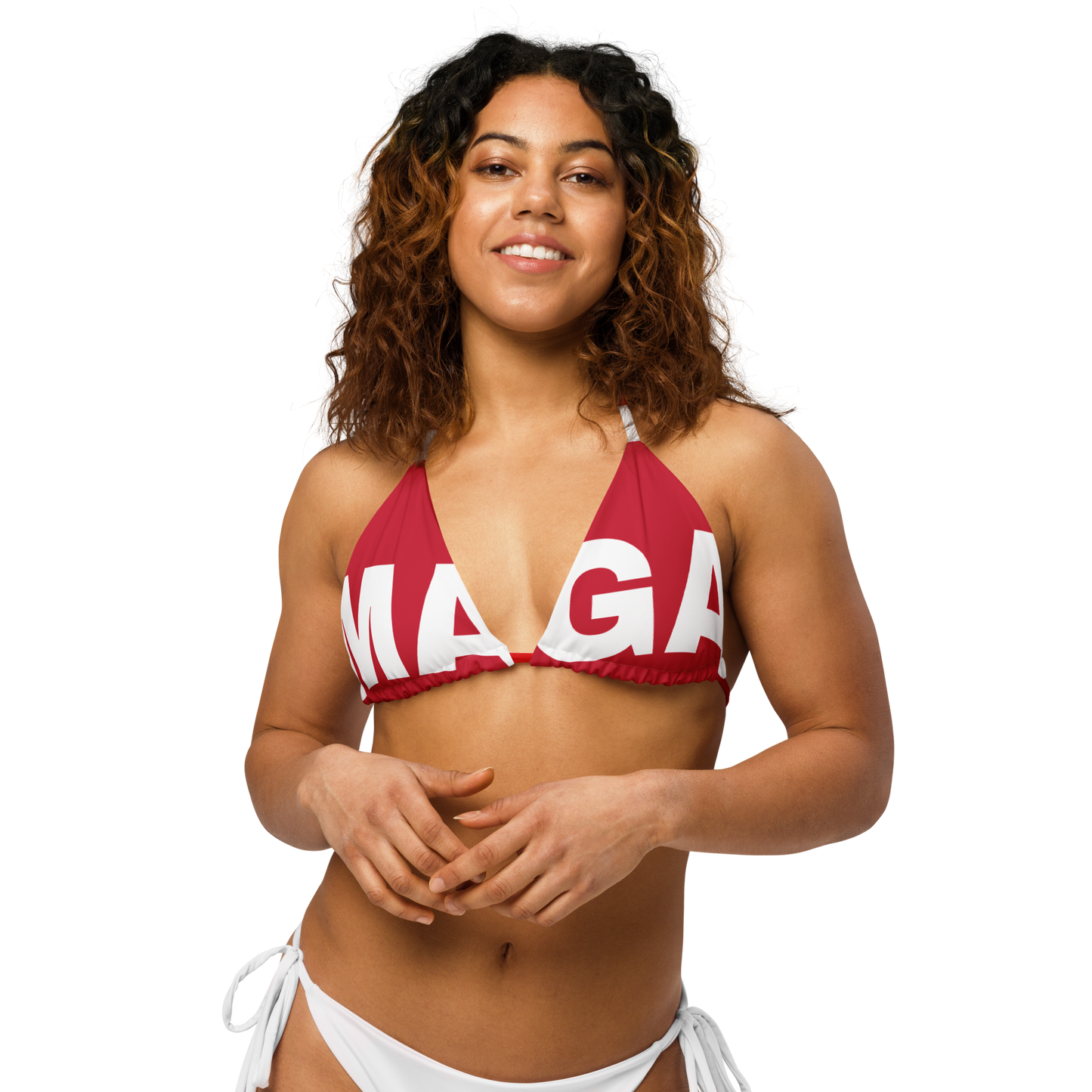 MAGA bikini top