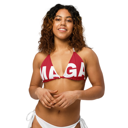 MAGA bikini top