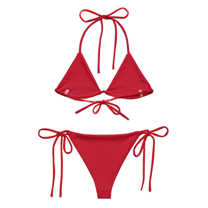 MAGA String Bikini (Red + White)