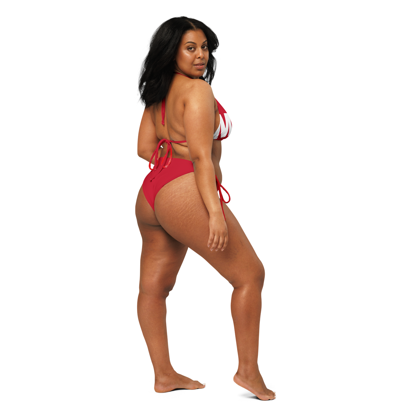 MAGA String Bikini (Red + White)