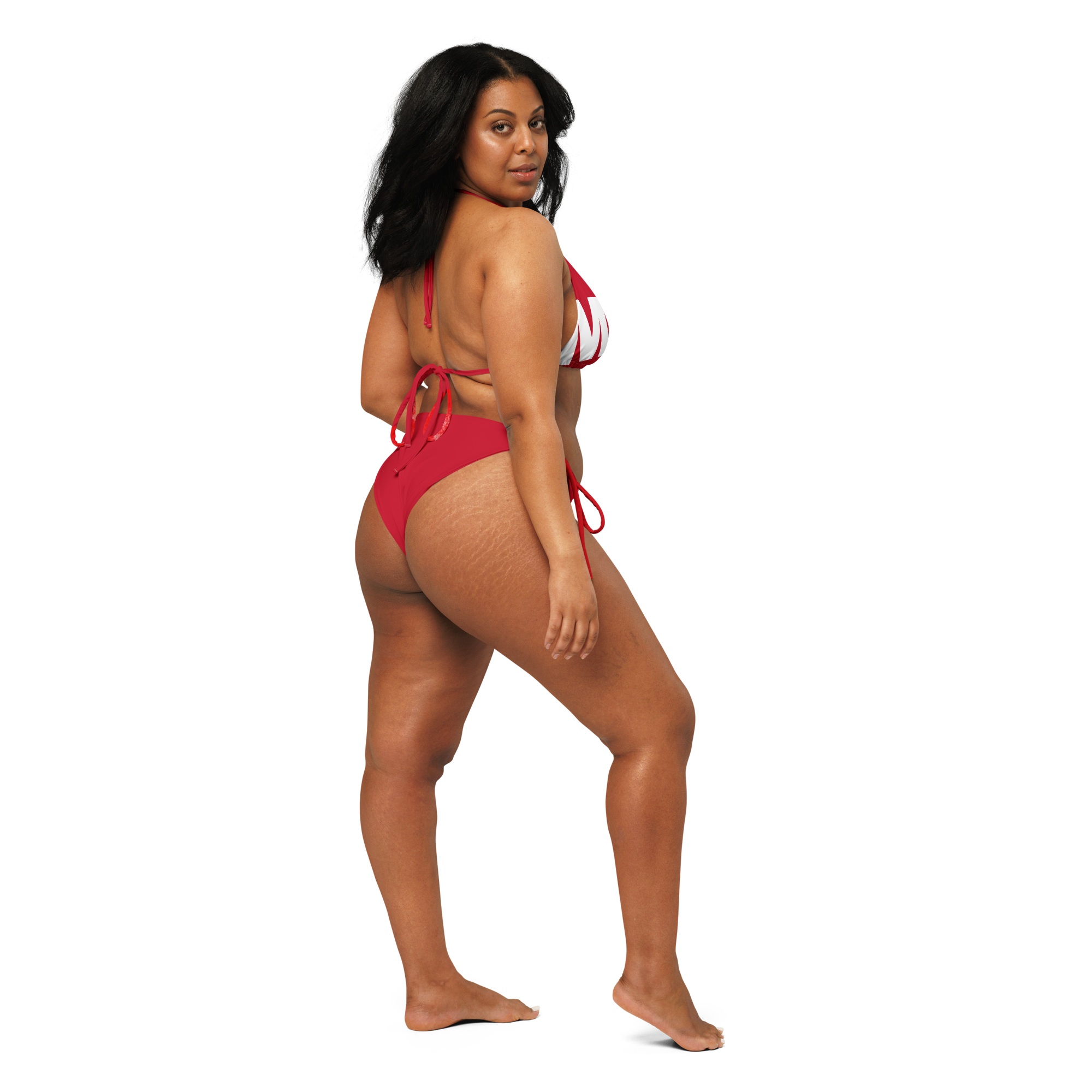 MAGA String Bikini (Red + White)