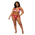 MAGA String Bikini (Red + White)