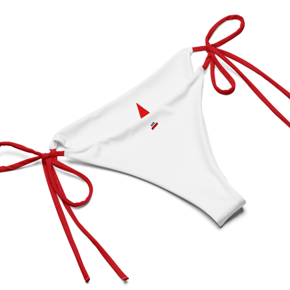 MAGA String Bikini (White + Red)