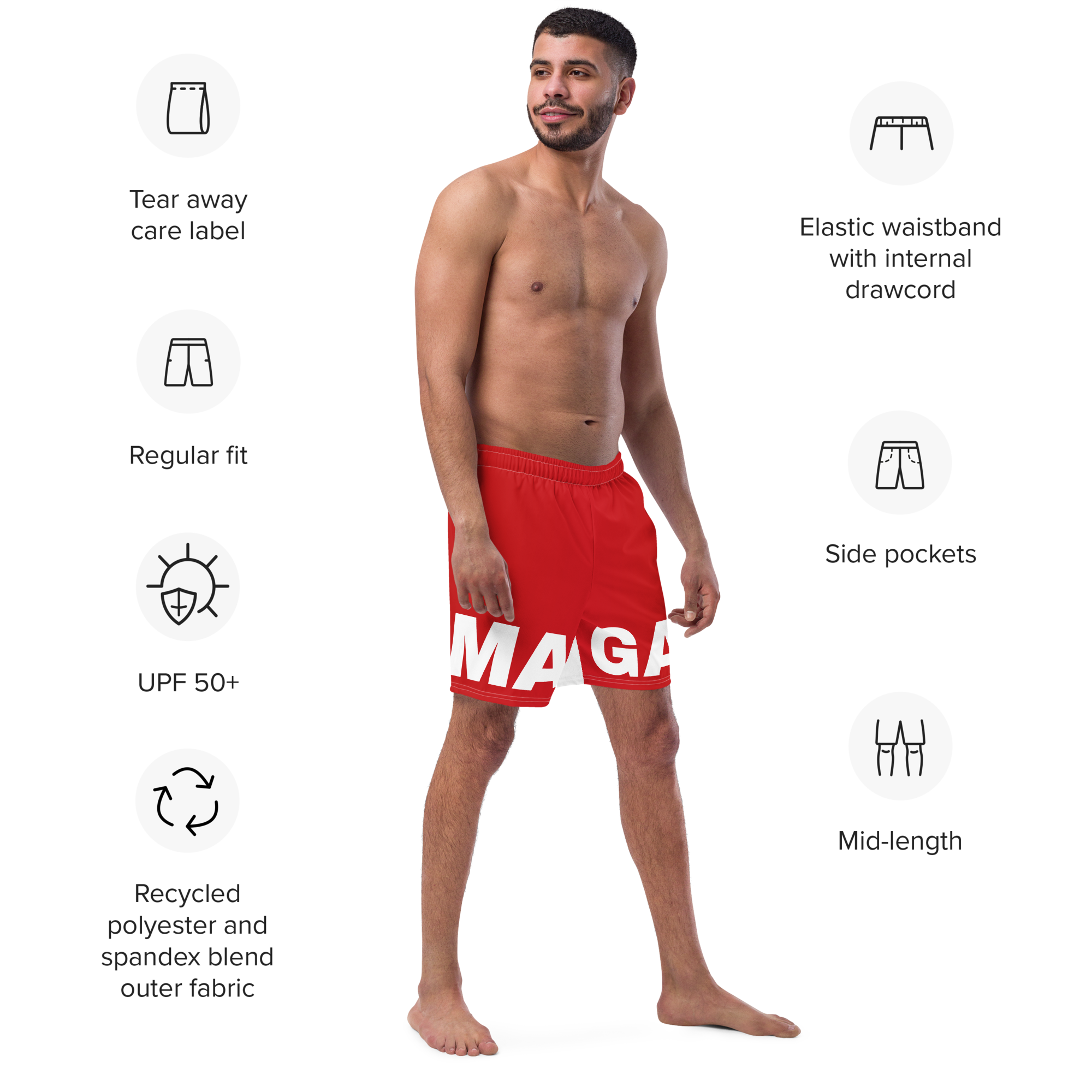 MAGA Trunks (Red + White)