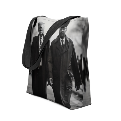 MARTIN AND TRUMP AI Tote bag