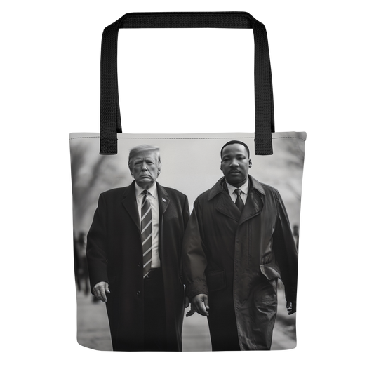 MARTIN AND TRUMP AI Tote bag