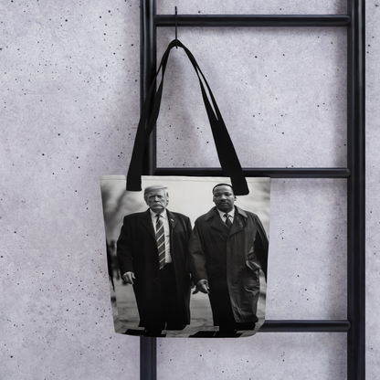 MARTIN AND TRUMP AI Tote bag