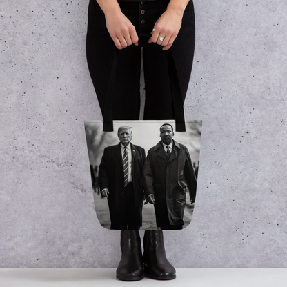 MARTIN AND TRUMP AI Tote bag