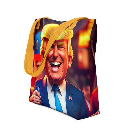 HAPPY TRUMP Tote bag