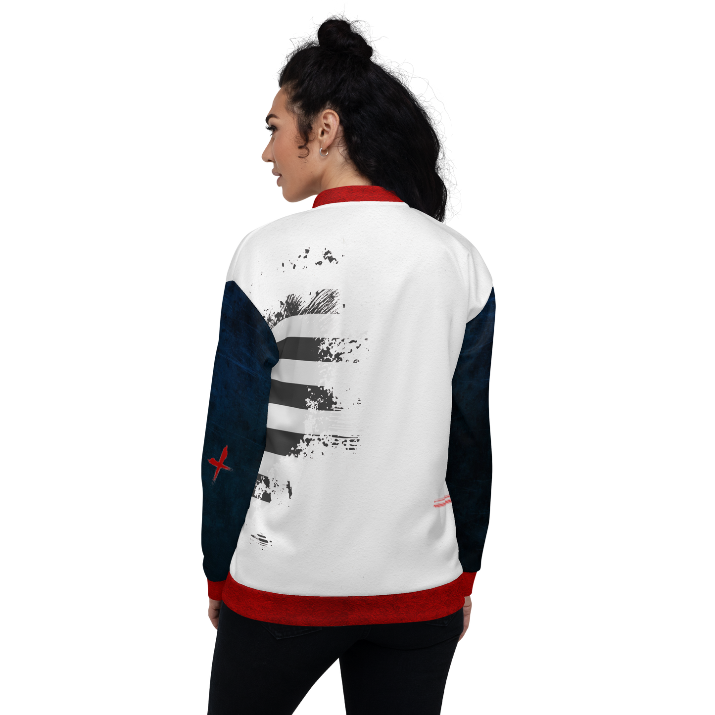 RANT FAM Bomber Jacket (White)