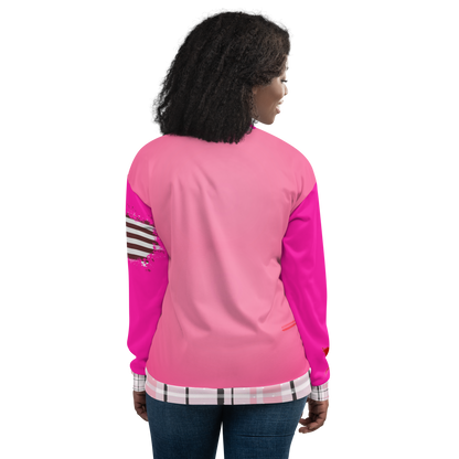 RANT FAM Bomber Jacket (Pink)