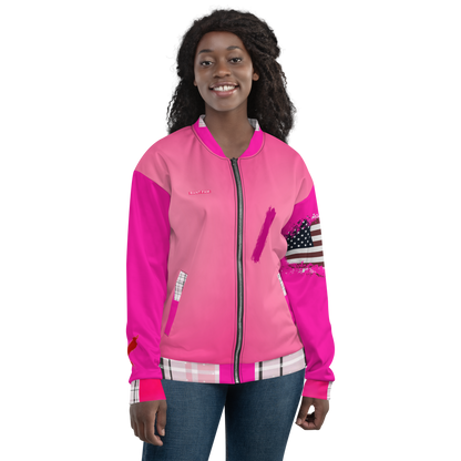 RANT FAM Bomber Jacket (Pink)