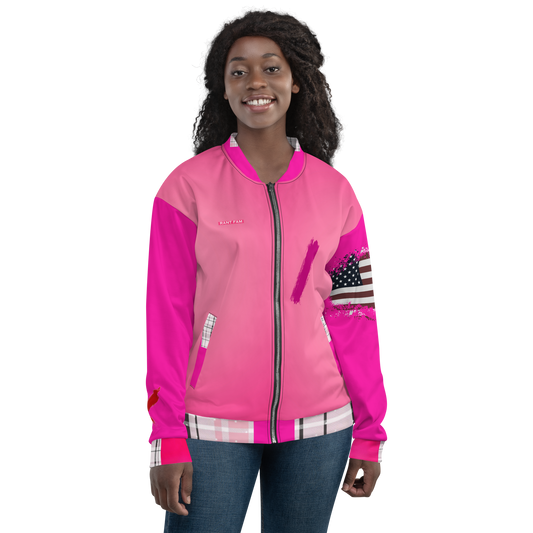 RANT FAM Bomber Jacket (Pink)