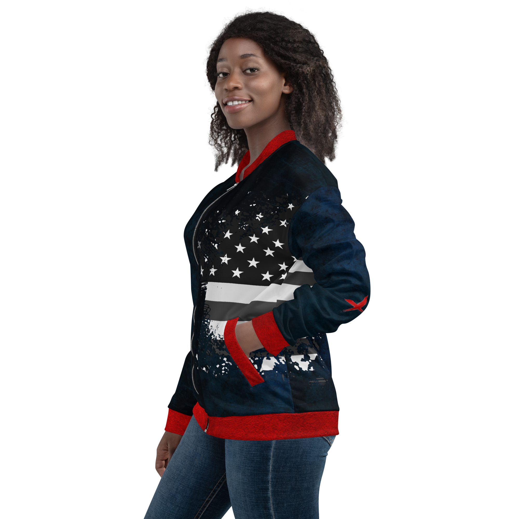 RANT ROOM Bomber Jacket (Blue)