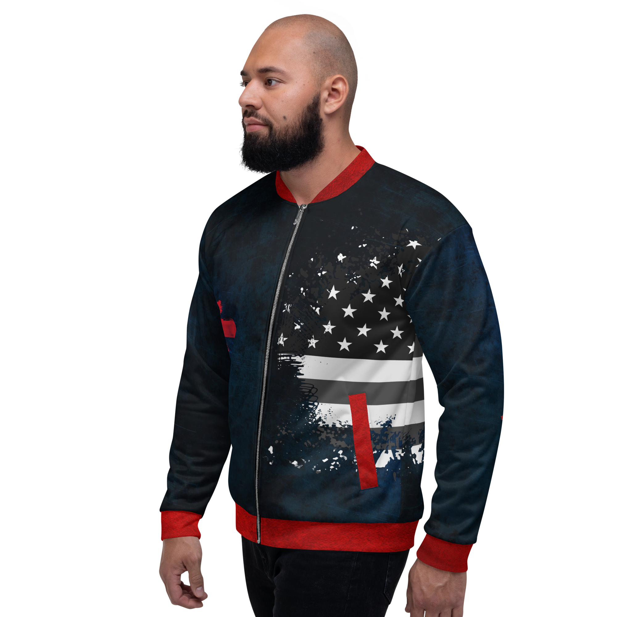 RANT ROOM Bomber Jacket (Blue)