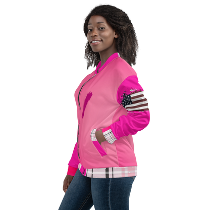 RANT FAM Bomber Jacket (Pink)