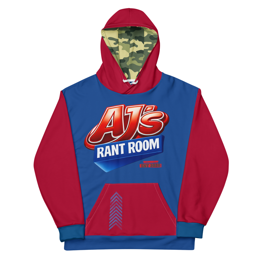 RANT ROOM 2026 Cotton Hoodie (Dark Cerulean)