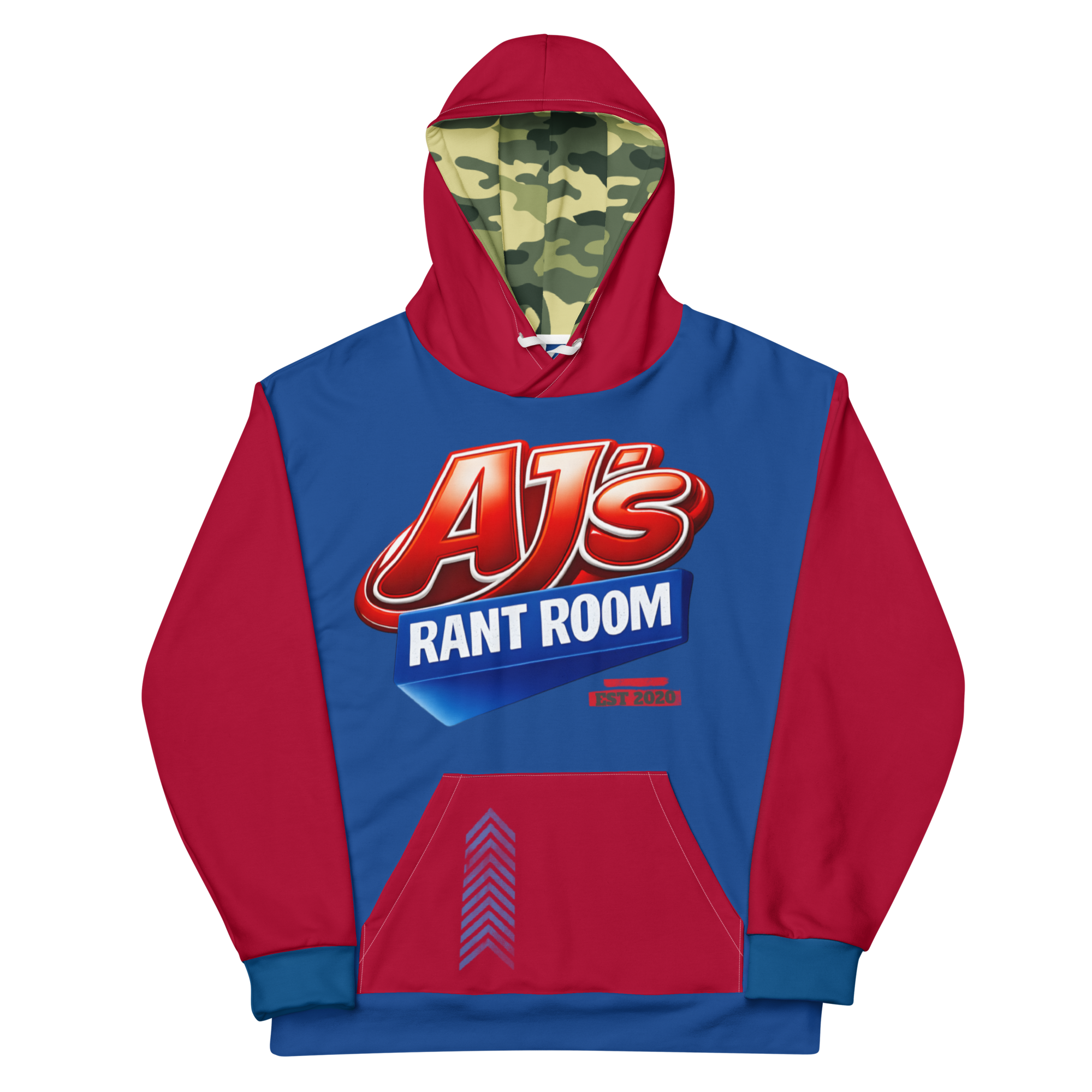 RANT ROOM 2026 Cotton Hoodie (Dark Cerulean)