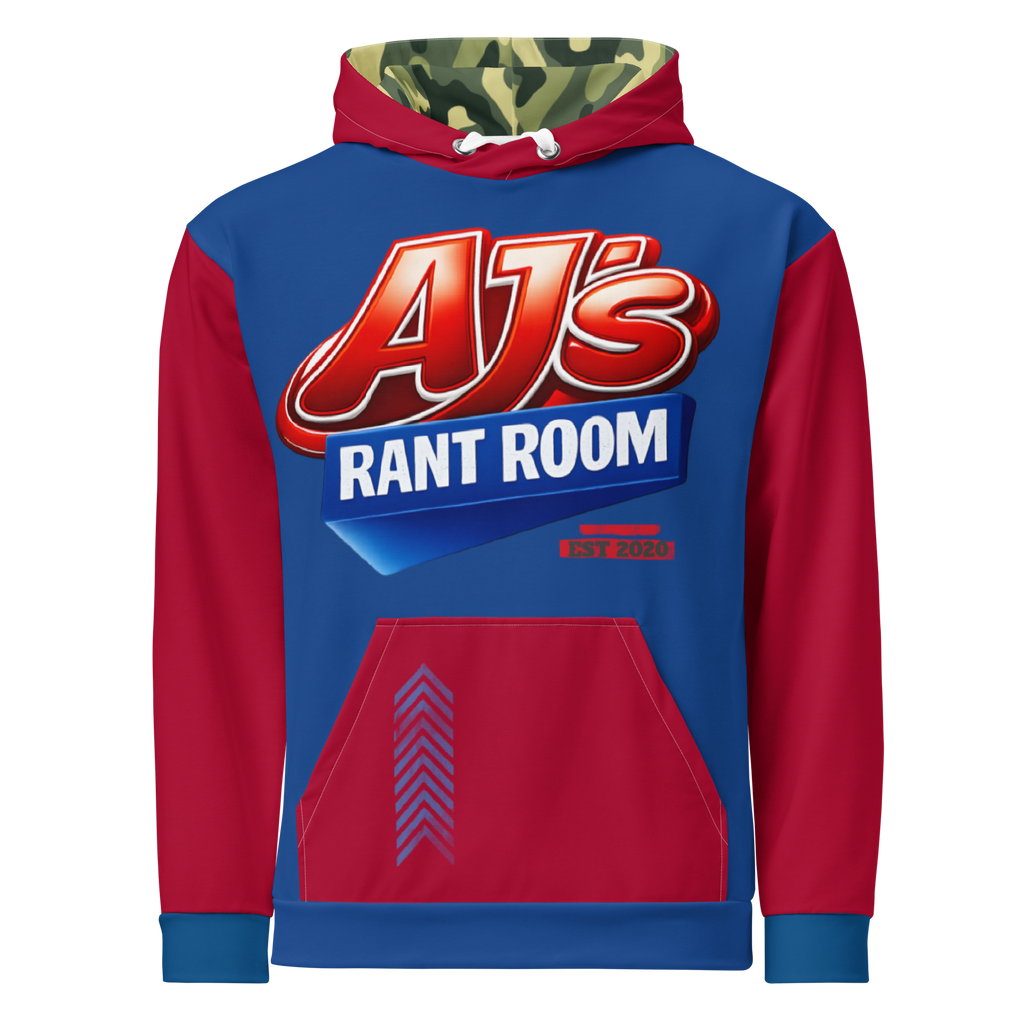 RANT ROOM 2026 Cotton Hoodie (Dark Cerulean)