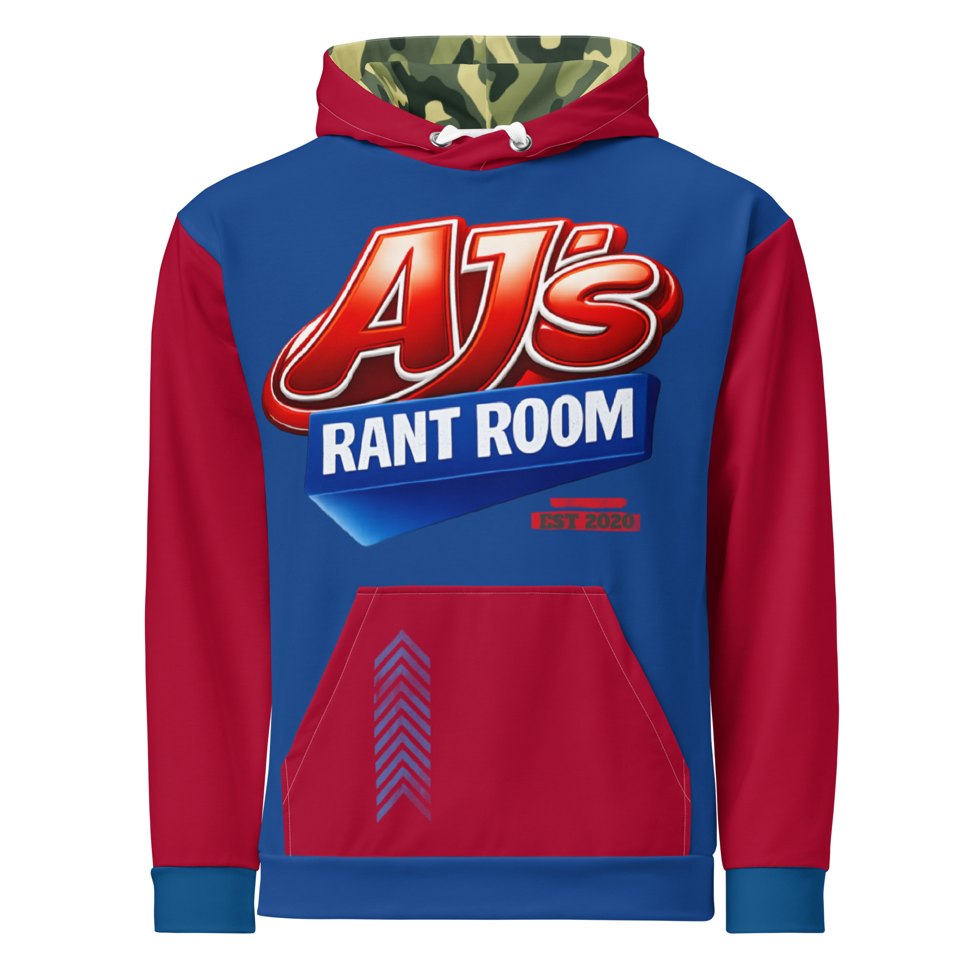 RANT ROOM 2026 Cotton Hoodie (Dark Cerulean)