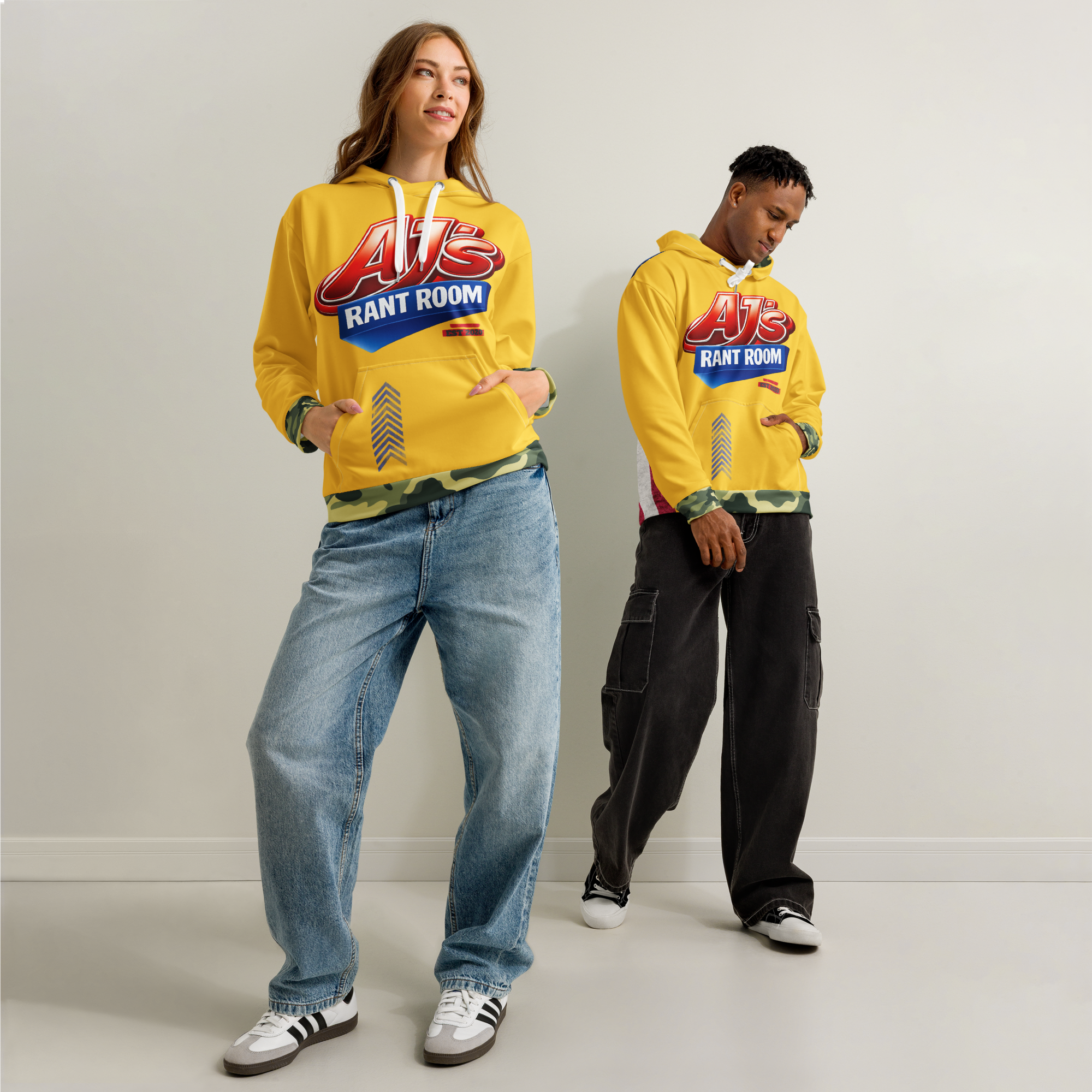 RANT ROOM 2026 Cotton Hoodie (Canary)