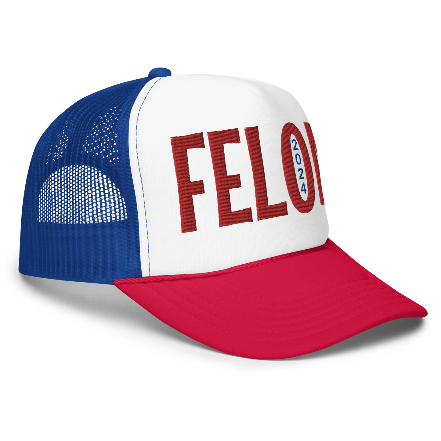 CONVICTED FELON 2024 Foam Trucker (Red)