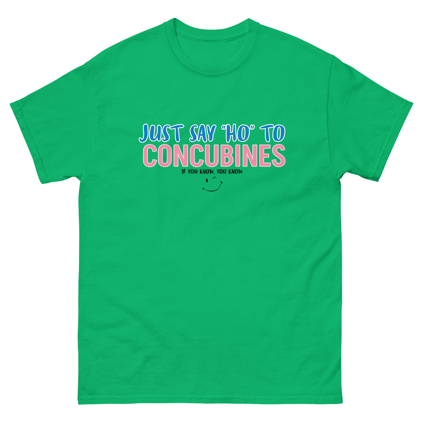 JUST SAY “HO” TO CONCUBINES tee