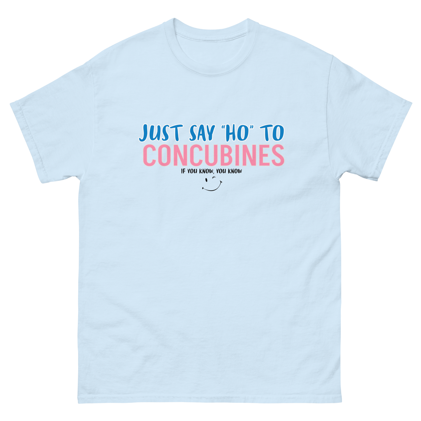 JUST SAY “HO” TO CONCUBINES tee