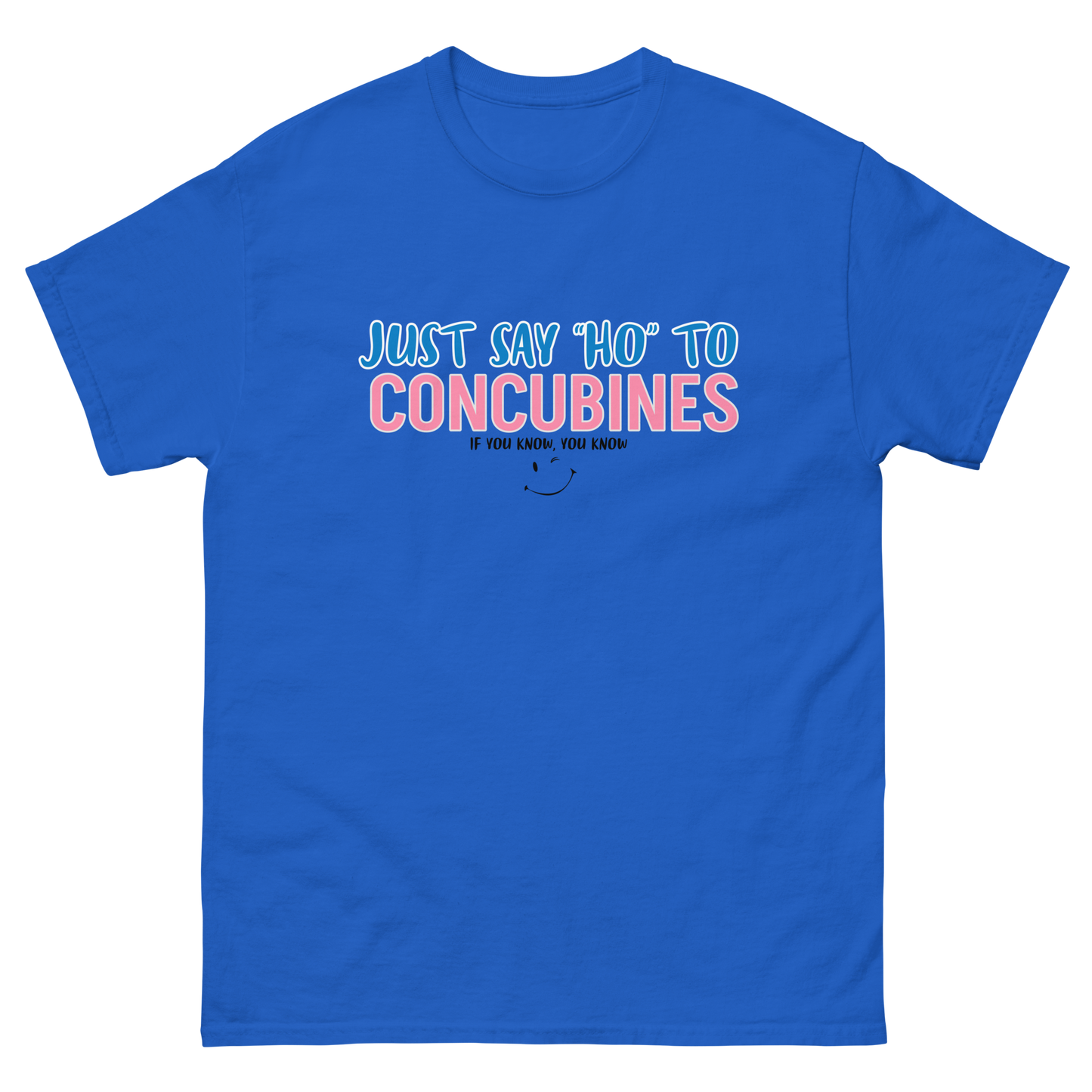 JUST SAY “HO” TO CONCUBINES tee